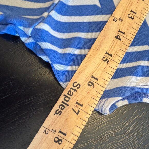 Chicos Size 0 Travelers Maxi Dress Blue White Striped Sleeveless Womens 4 Small - Picture 9 of 12